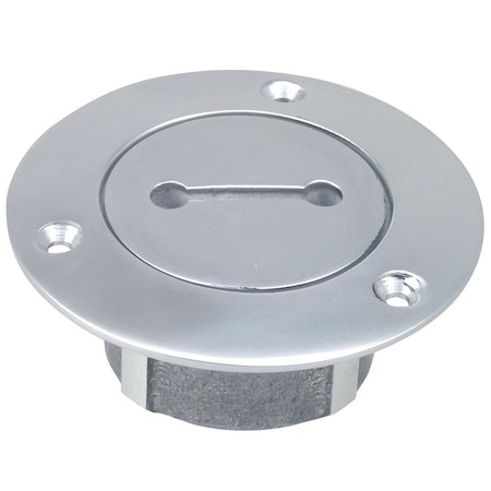 Perko 1in Chrome Unmarked Pipe Deck Plate 0528006CHR